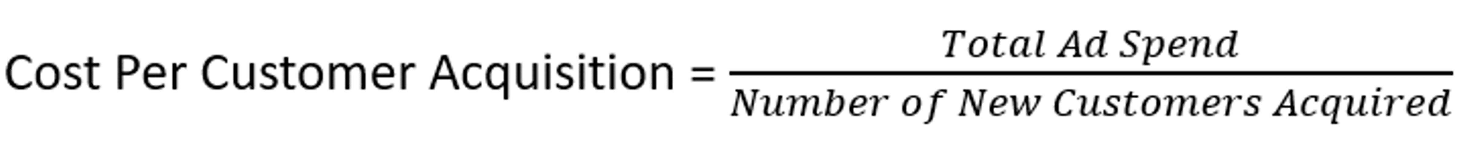 Customer Acquisition Cost Calculation