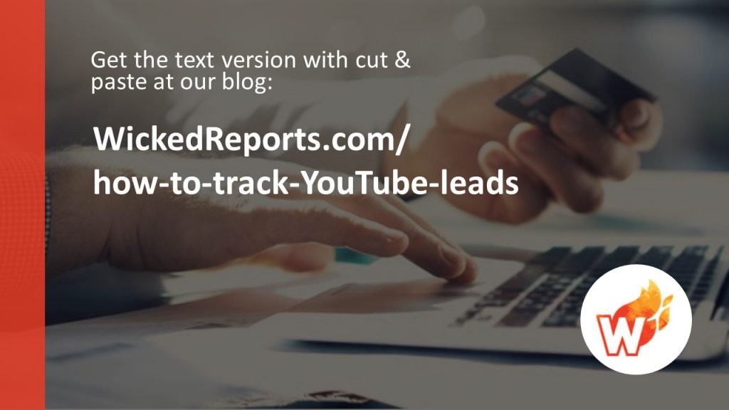 wicked reports an easy way to track youtube ads