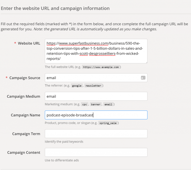 Podcast Attribution  How to track clicks, leads, and sales for a podcast episode