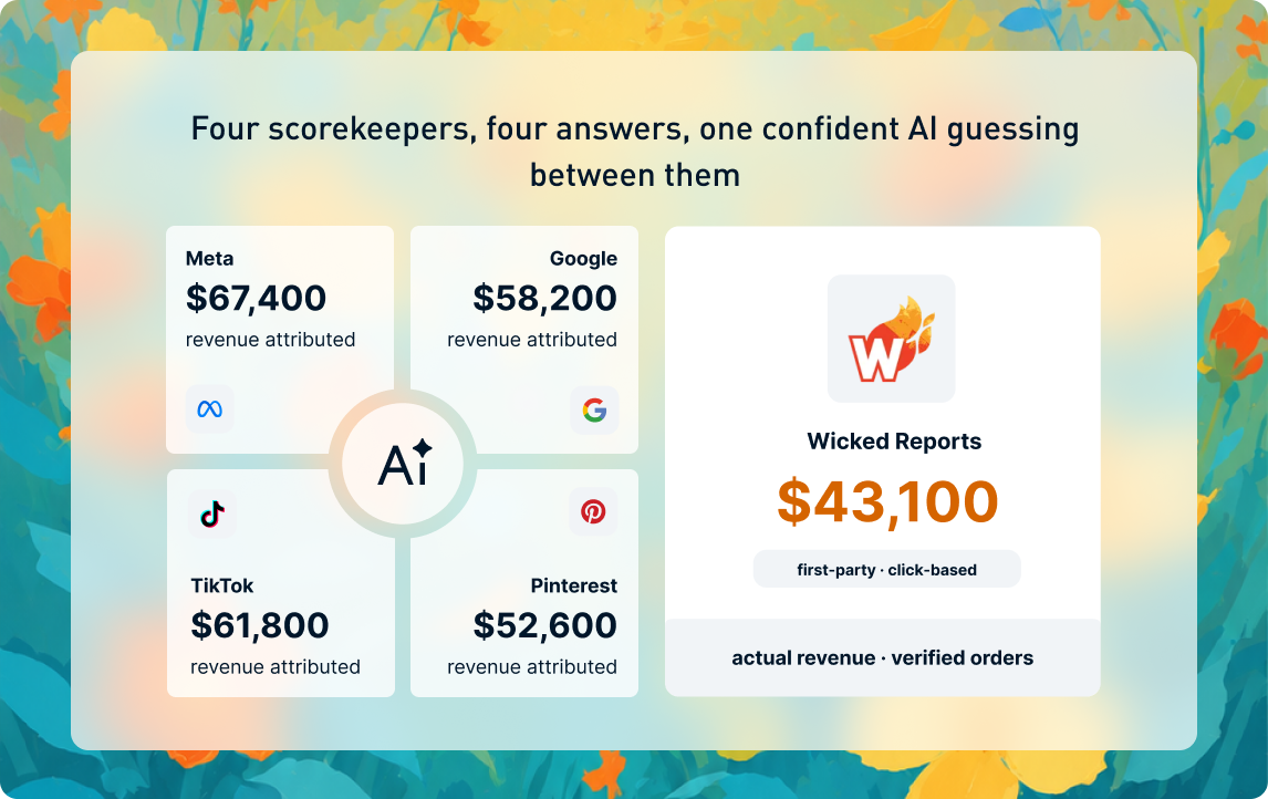 Four scorekeepers, four answers, one confident AI guessing between them