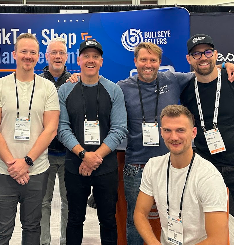 Bullseye Sellers team at event booth